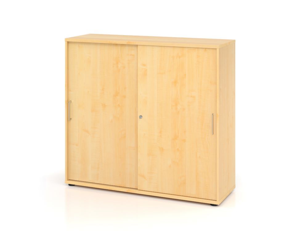 Hammerbacher Schiebetürschrank BS Ahorn 3OH 120 x 40 x 110 cm Produktbild Hammerbacher Schiebetürschrank BS Ahorn 3OH 120 x 40 x 110 cm