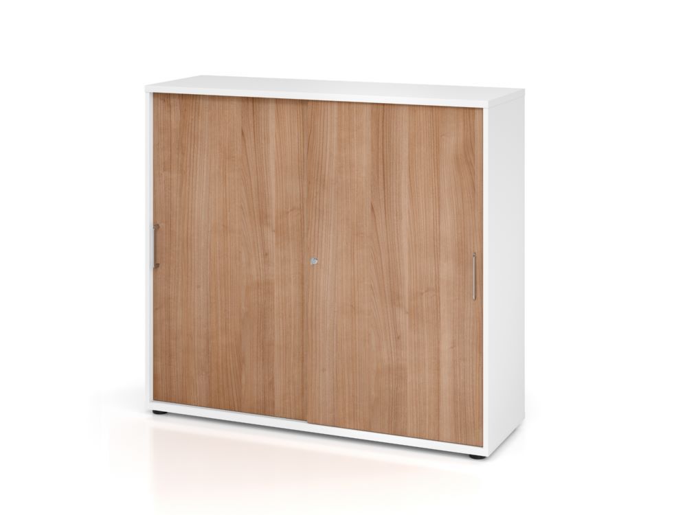 Hammerbacher Schiebetürschrank Schiebetür in Nussbaum 3OH 120 x 110 cm BS Produktbild Hammerbacher Schiebetürschrank Schiebetür in Nussbaum 3OH 120 x 110 cm BS