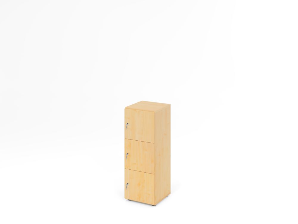 Produktbild Hammerbacher Schliessfachschrank 3OH Ahorn mit 3 x Drehschloss