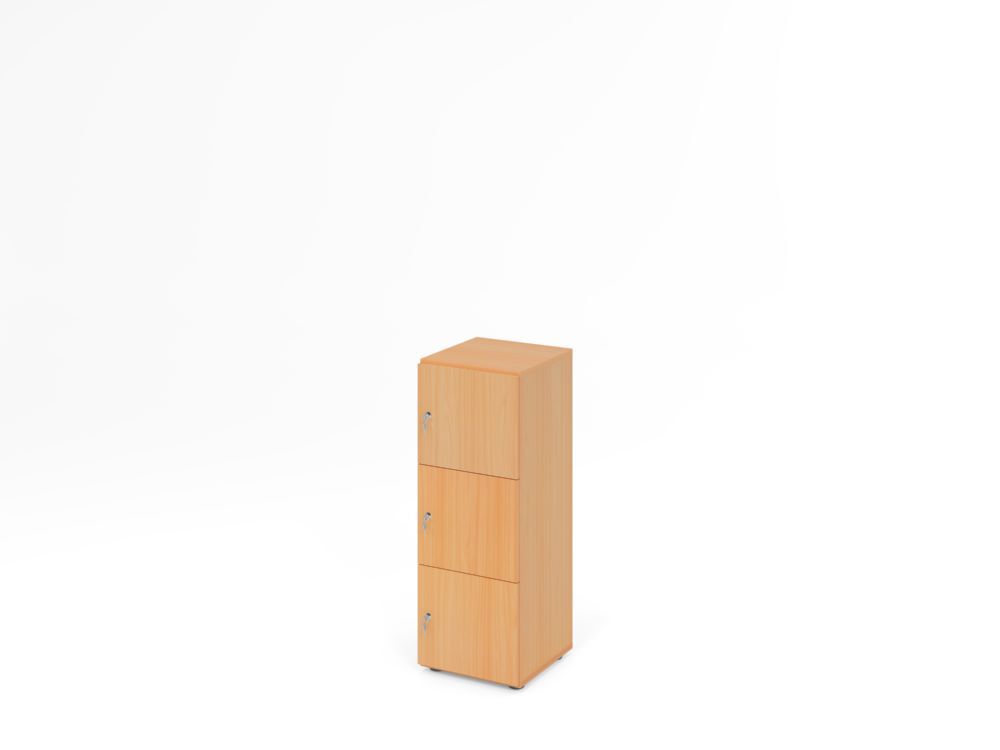 Produktbild Hammerbacher Schliessfachschrank 3OH Buche mit 3 x Drehschloss