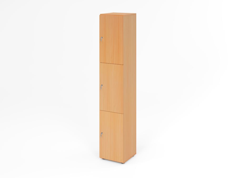 Produktbild Hammerbacher Schliessfachschrank 6OH Buche mit 3 x Drehschloss