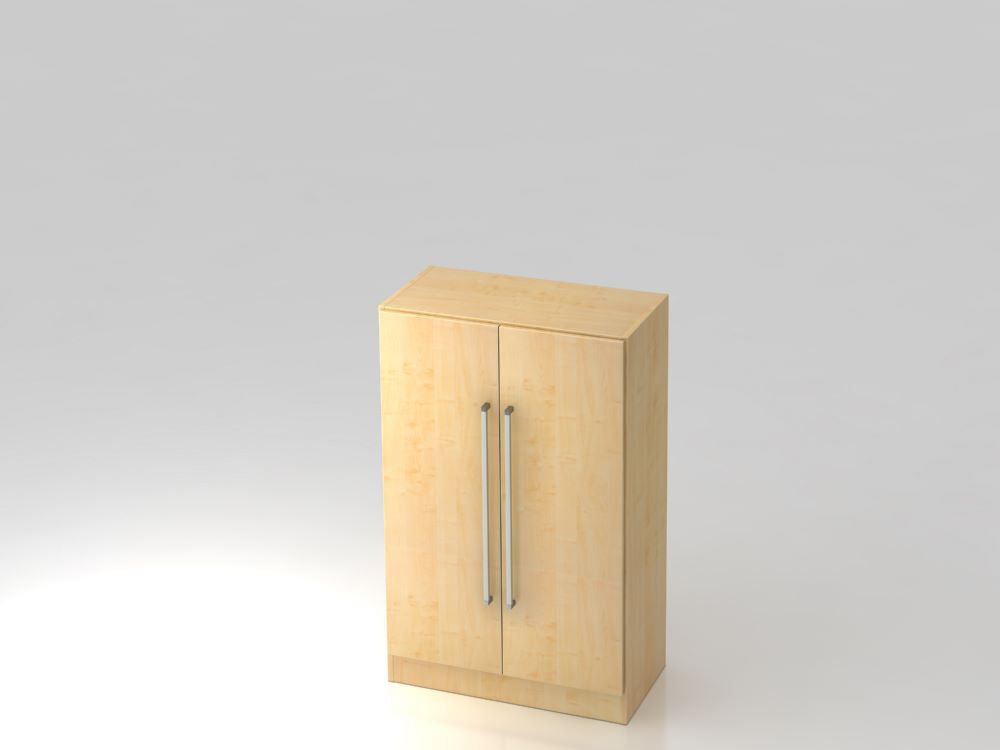 Hammerbacher Flügelschrank 3OH mit Sockelblende CE Ahorn 80 x 42 x 127 cm (BxTxH) Produktbild Hammerbacher Flügelschrank 3OH mit Sockelblende CE Ahorn 80 x 42 x 127 cm (BxTxH)