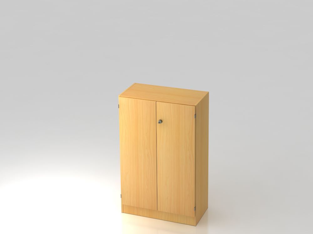 Hammerbacher Flüglschrank 3OH mit Sockelblende SG Buche / Buche 80 x 42 x 127 cm (BxTxH) Produktbild Hammerbacher Flüglschrank 3OH mit Sockelblende SG Buche / Buche 80 x 42 x 127 cm (BxTxH)