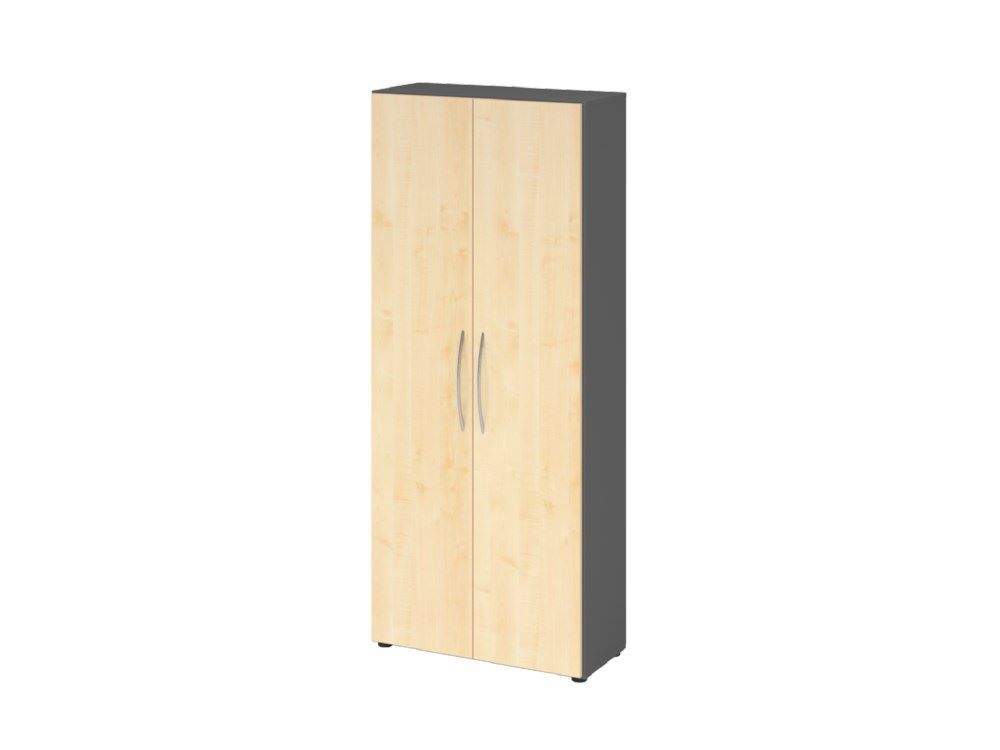 Hammerbacher Schrank 5OH tief BM Graphit Ahorn B 80 x T 34,6 x H 188 cm Produktbild Hammerbacher Schrank 5OH tief BM Graphit Ahorn B 80 x T 34,6 x H 188 cm
