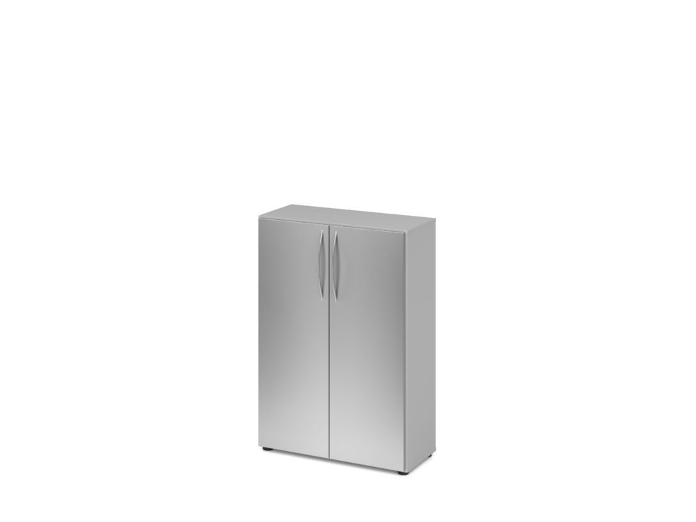 Produktbild Hammerbacher Schrank 3 OH 34,6cm tief BM Grau/Silber