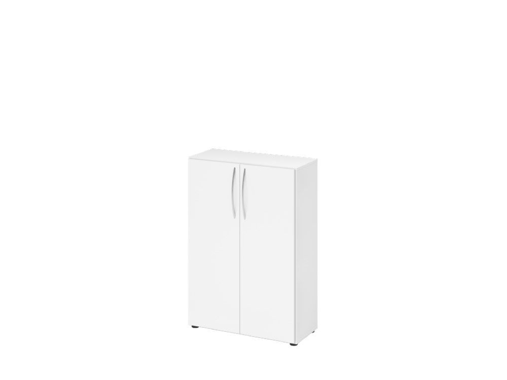 Hammerbacher Schrank 3OH 34,6 cm tief BM Weiß Produktbild Hammerbacher Schrank 3OH 34,6 cm tief BM Weiß