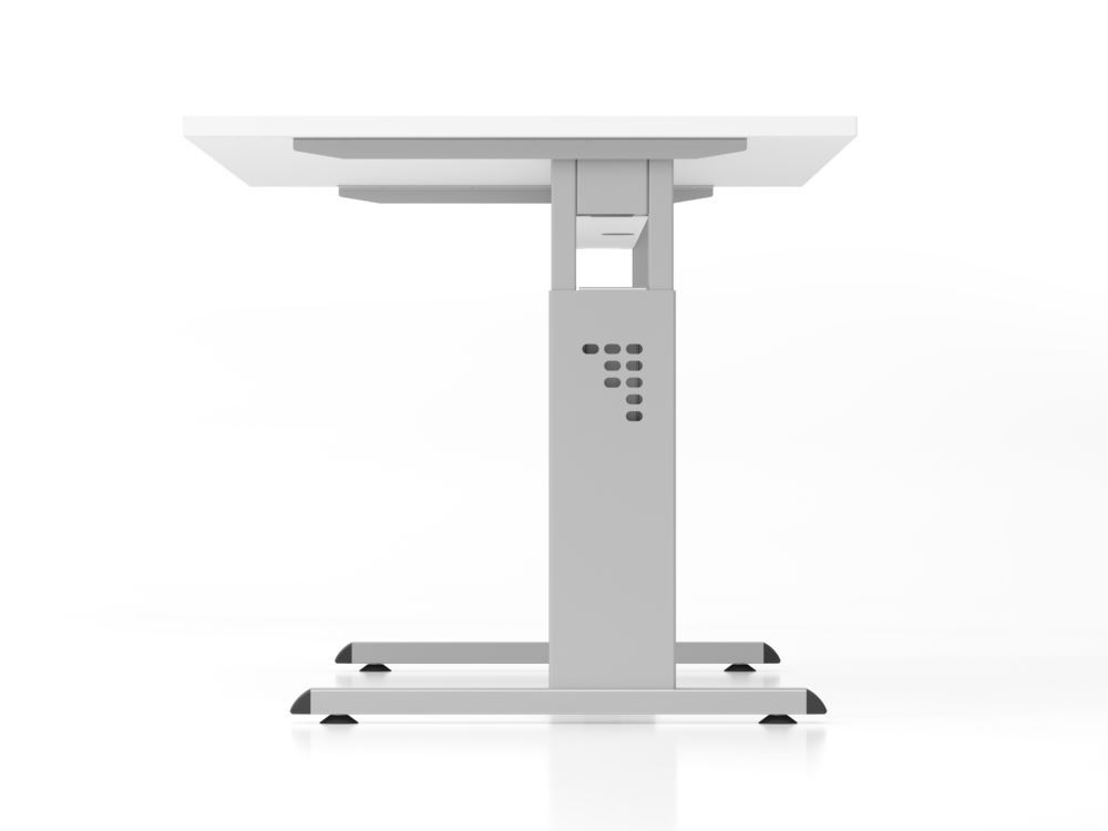 Produktbild Schreibtisch C-Fuß 120x67cm Graphit/Graphit bild 3