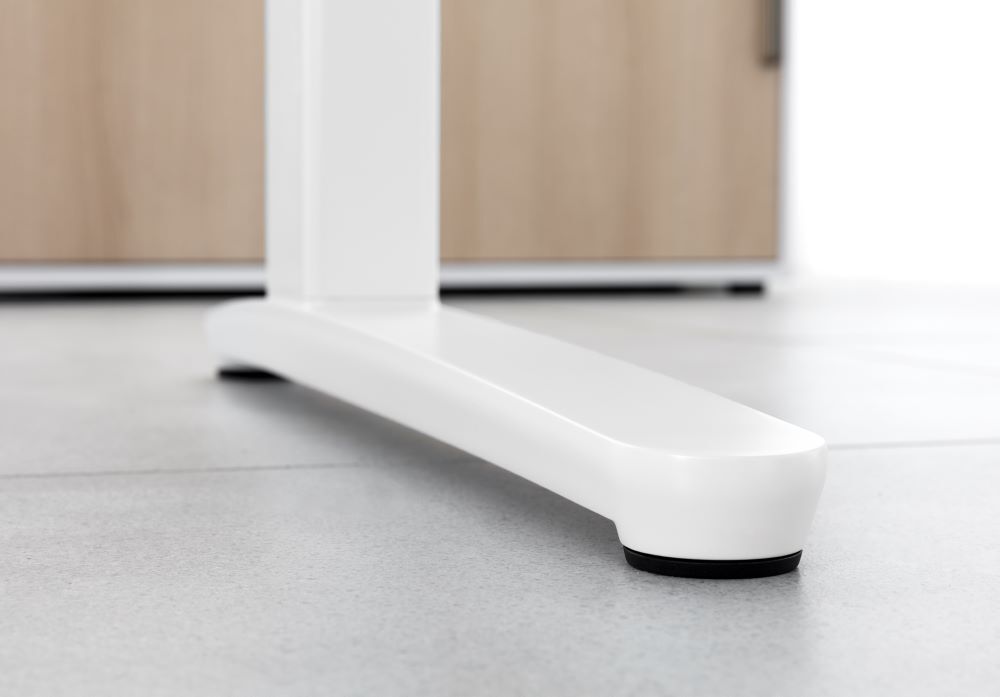 Produktbild Schreibtisch C-Fuß 200x120cm 90° Nussb/Silber bild 4