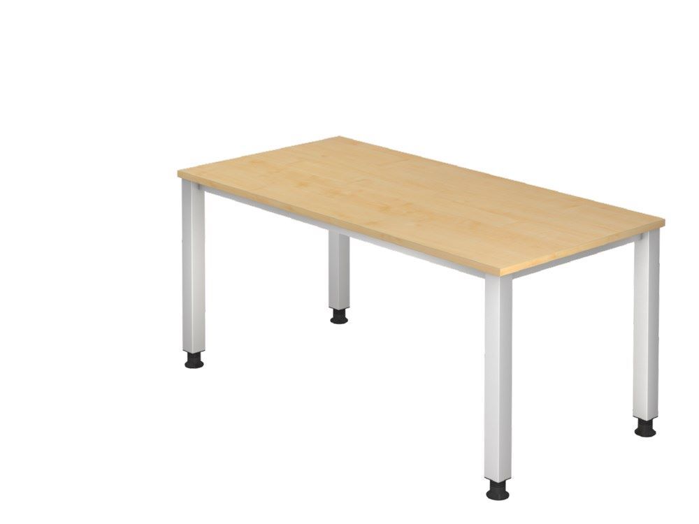 Hammerbacher Schreibtisch 4 Fuß eckig 160 x 80 cm Ahorn Hammerbacher Schreibtisch 4 Fuß eckig 160 x 80 cm Ahorn
