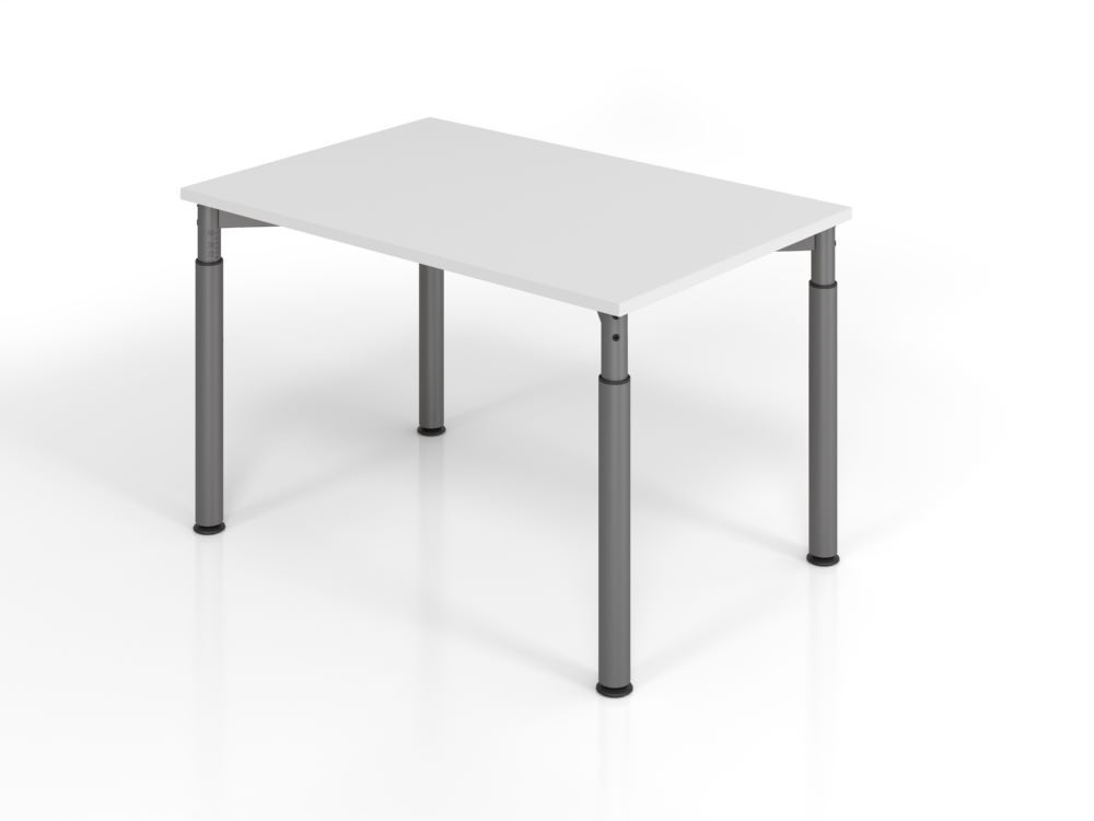Hammerbacher Schreibtisch Maße 120 x 80 cm Farbe Grau Graphit Produktbild Hammerbacher Schreibtisch Maße 120 x 80 cm Farbe Grau Graphit