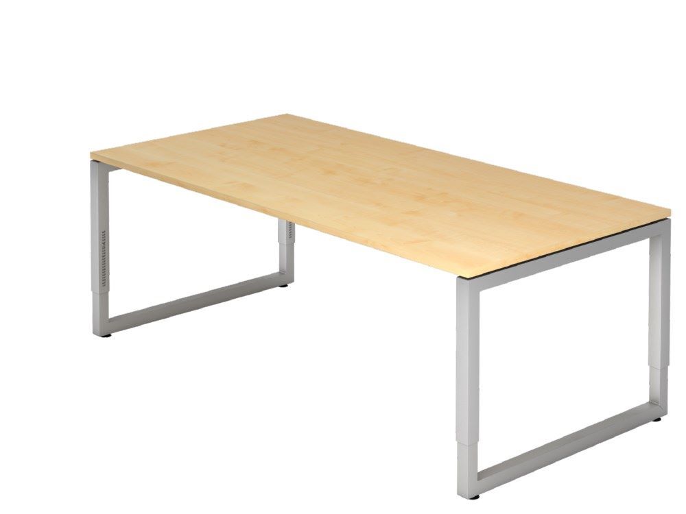 Hammerbacher RS2E Schreibtisch O-Fuß eckig 200 x 100 cm Ahorn Produktbild Hammerbacher RS2E Schreibtisch O-Fuß eckig 200 x 100 cm Ahorn