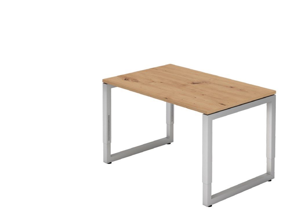 Hammerbacher Schreibtisch O-Fuß eckig 120 x 80 cm Asteiche Produktbild Hammerbacher Schreibtisch O-Fuß eckig 120 x 80 cm Asteiche