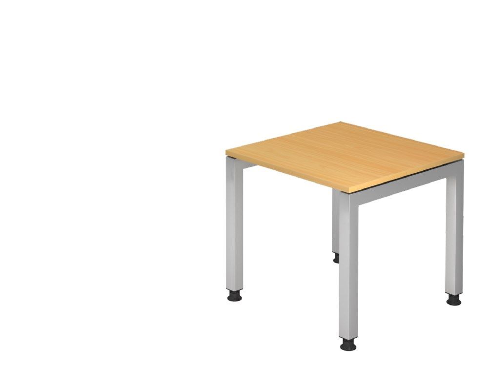 Hammerbacher Schreibtisch U-Fuß eckig 80 x 80 cm Buche Produktbild Hammerbacher Schreibtisch U-Fuß eckig 80 x 80 cm Buche