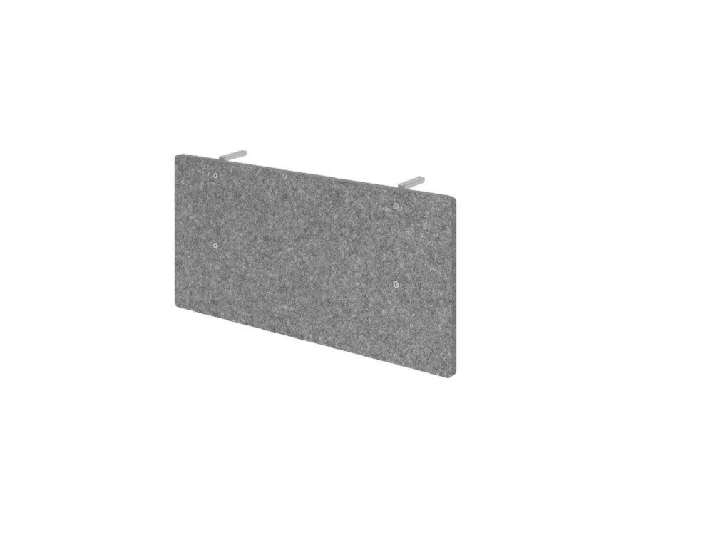 Hammerbacher Sichtblende Schallschutz 90 Grad Eckwinkel in grau Produktbild Hammerbacher Sichtblende Schallschutz 90 Grad Eckwinkel in grau