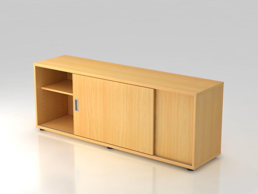 Hammerbacher Sideboard 1,5OH Buche 160 x 40 x 59,6 cm Produktbild Hammerbacher Sideboard 1,5OH Buche 160 x 40 x 59,6 cm