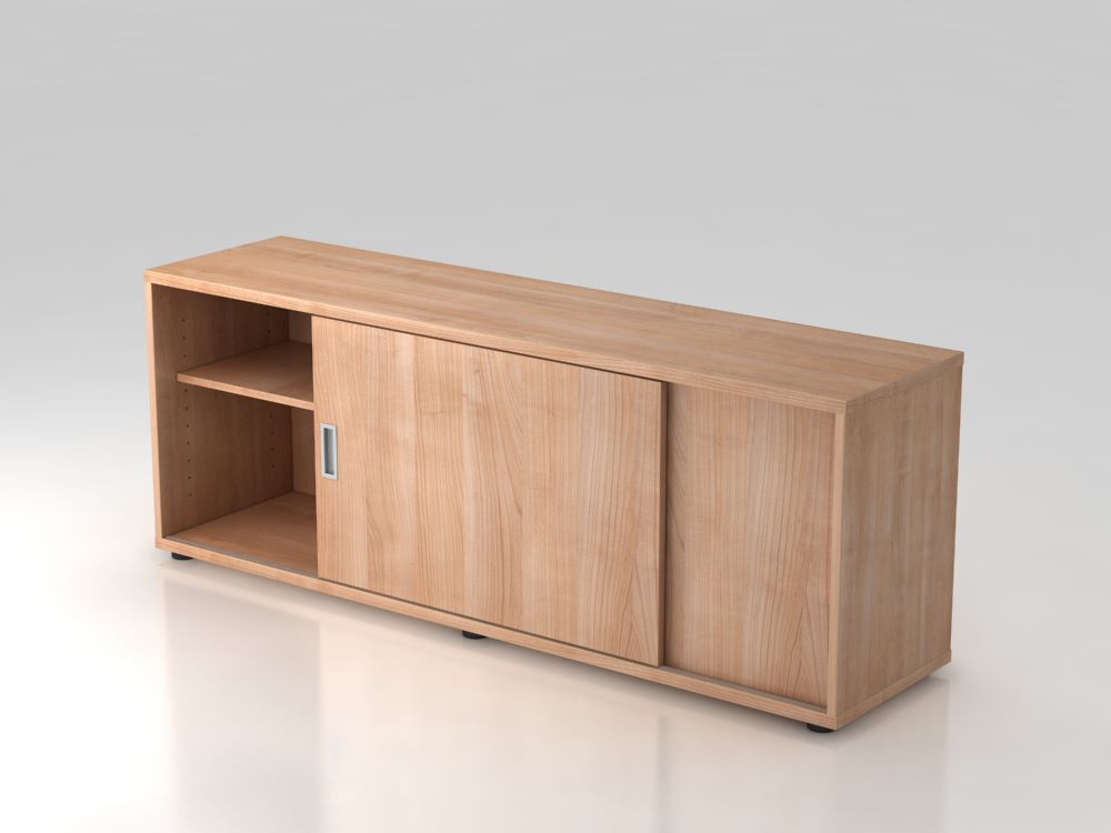 Hammerbacher Sideboard 1,5OH 160 x 40 x 59,6 cm in Nussbaum Produktbild Hammerbacher Sideboard 1,5OH 160 x 40 x 59,6 cm in Nussbaum