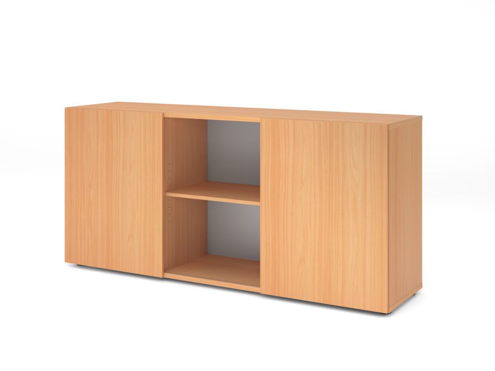 Produktbild Hammerbacher Sideboard 2OH mit Schiebetüren Buche/Buche