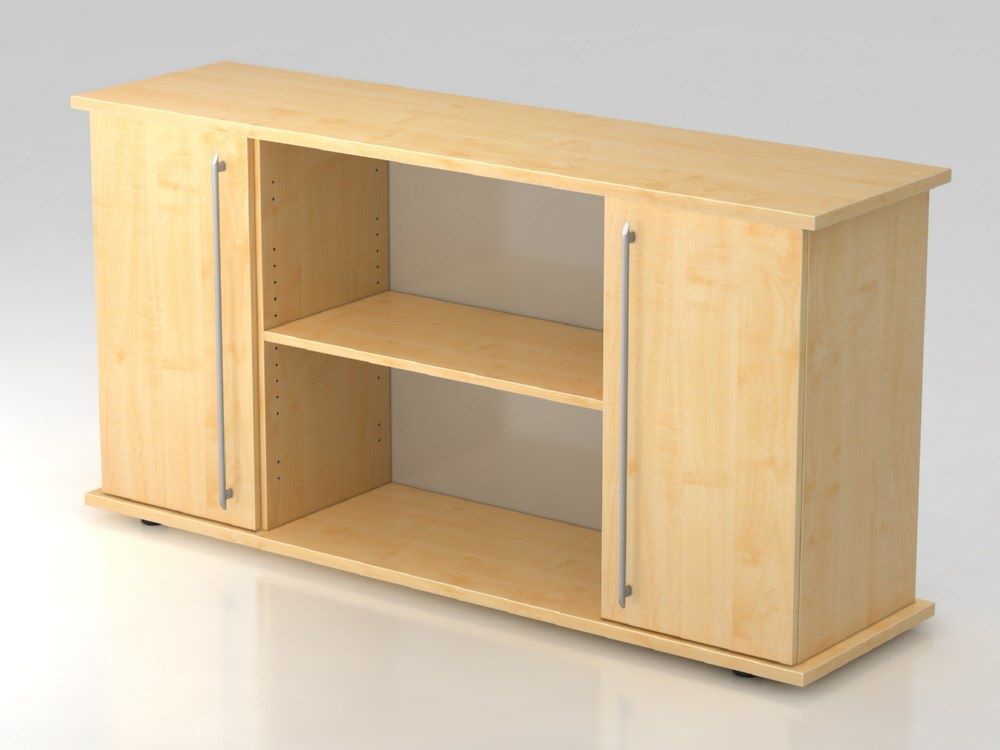 Hammerbacher Sideboard 2 Türen Breite 166 cm Ahorn Produktbild Hammerbacher Sideboard 2 Türen Breite 166 cm Ahorn