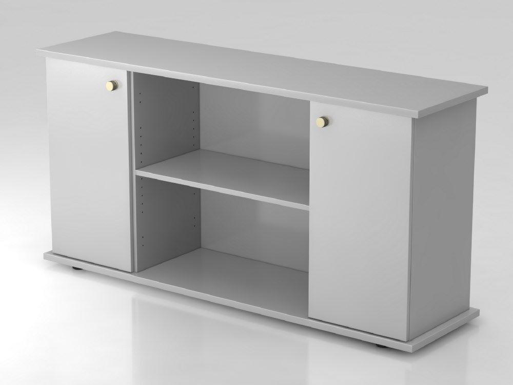 Hammerbacher Sideboard 2 Türen Breite 166 cm SG Grau / Grau Produktbild Hammerbacher Sideboard 2 Türen Breite 166 cm SG Grau / Grau