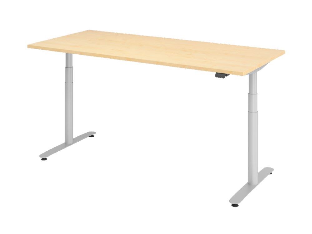Hammerbacher XDLR19 Sitz-Steh-Schreibtisch 180 x 80 cm Ahorn Produktbild Hammerbacher XDLR19 Sitz-Steh-Schreibtisch 180 x 80 cm Ahorn