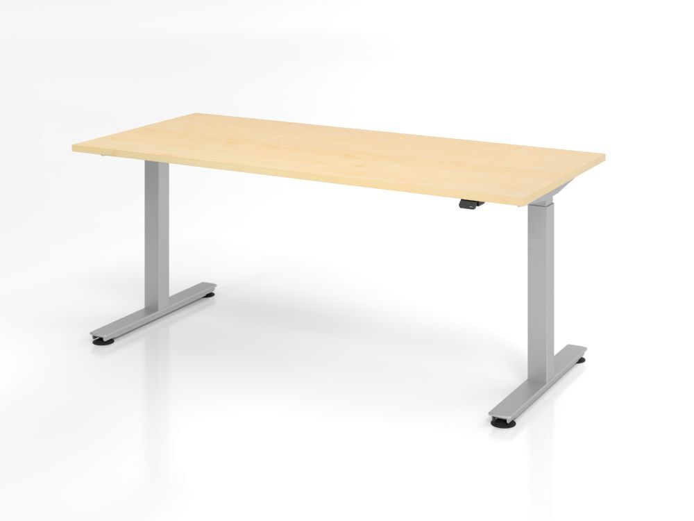 Hammerbacher Sitz-Steh XMST19 Schreibtisch 180 x 80 cm Ahorn Elektroantrieb 1-stufig Produktbild Hammerbacher Sitz-Steh XMST19 Schreibtisch 180 x 80 cm Ahorn Elektroantrieb 1-stufig
