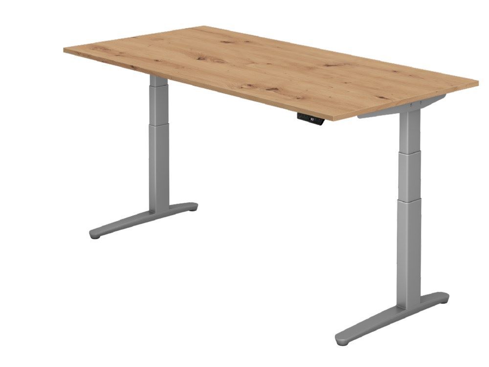 Hammerbacher XBHM2E Sitz-Steh-Schreibtisch Elektroantrieb 200 x 100 cm Asteiche Produktbild Hammerbacher XBHM2E Sitz-Steh-Schreibtisch Elektroantrieb 200 x 100 cm Asteiche