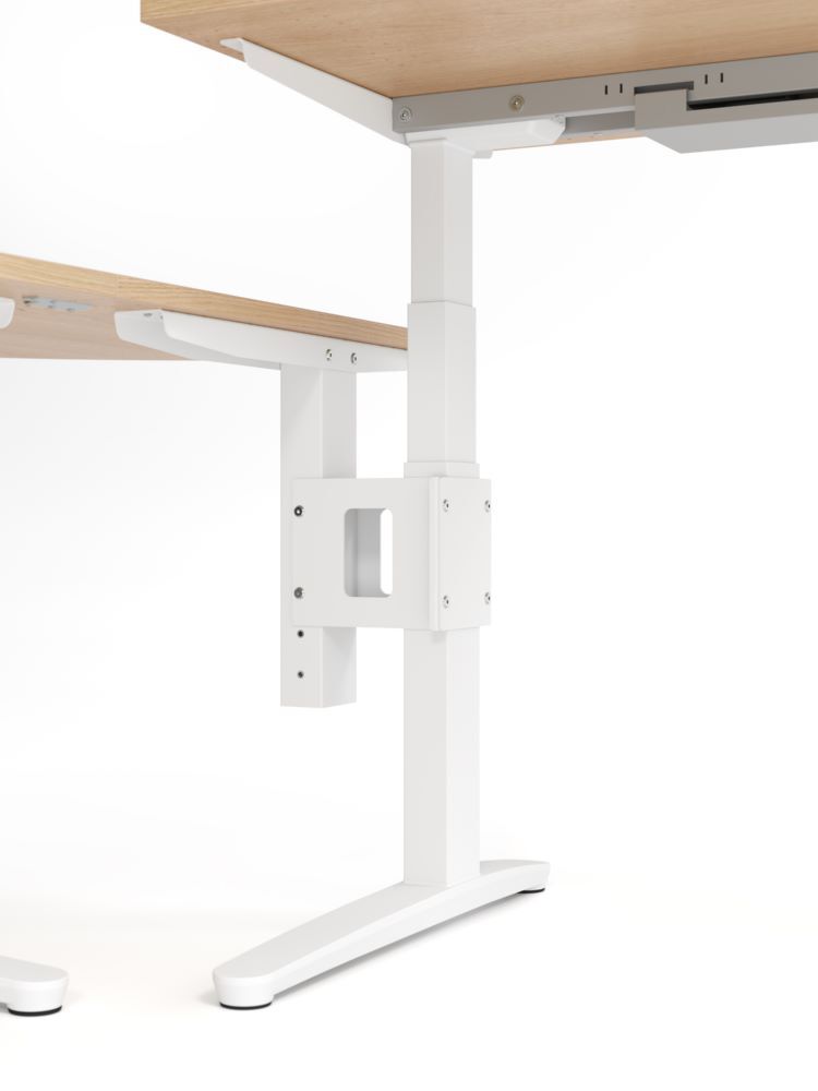 Produktbild Sitz-Steh-Schreibtisch el.160x80cm Graphit/We bild 6
