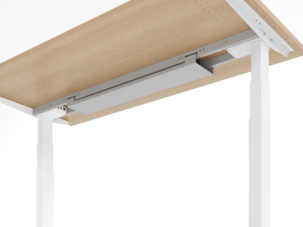 Produktbild Sitz-Steh-Schreibtisch el.180x80cm Graphit/We bild 3