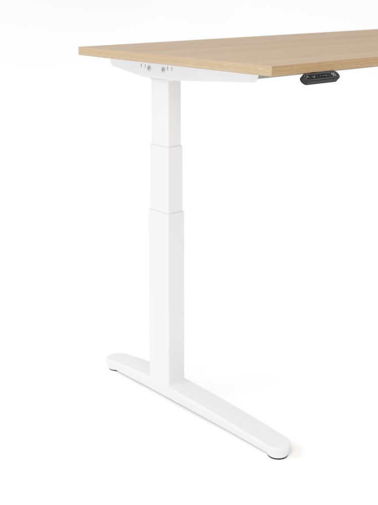 Produktbild Sitz-Steh-Schreibtisch el.200x100cm Graphit/w bild 4