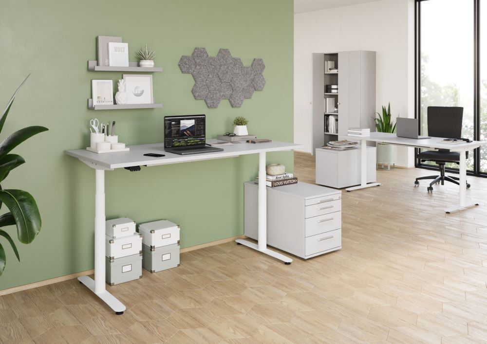 Produktbild Sitz-Steh-Schreibtisch el.180x80cm Graphit bild 3