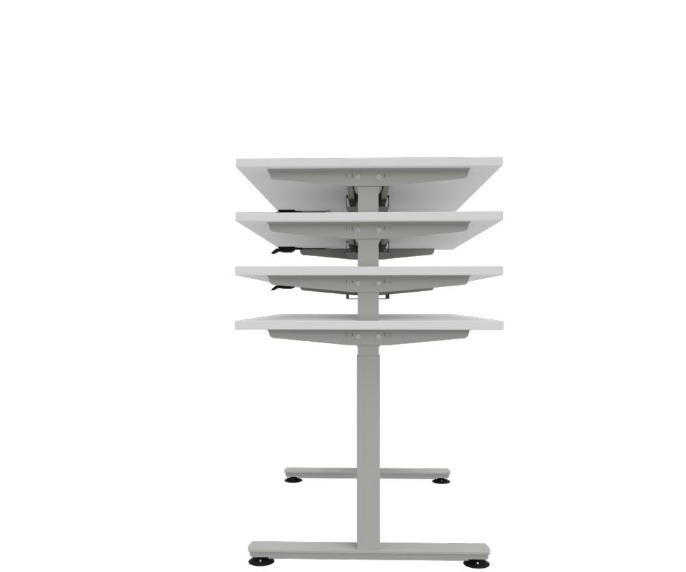 Produktbild Sitz-Steh-Schreibtisch el.200x100cm Graphit bild 4