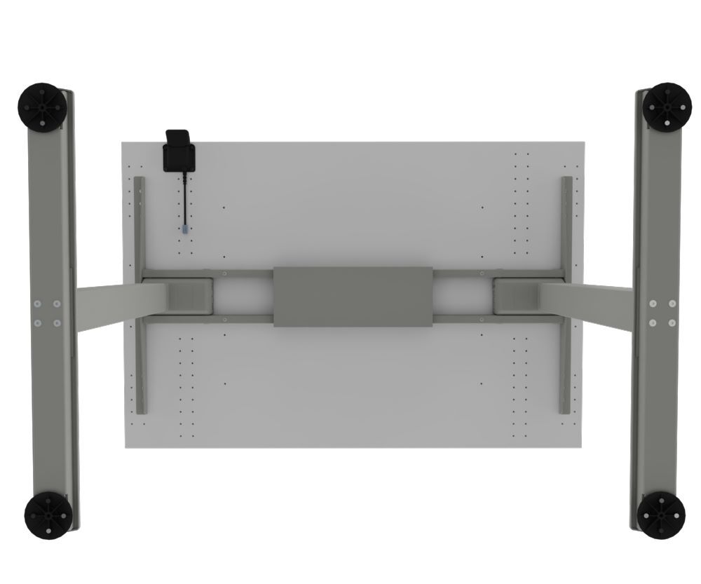 Produktbild Sitz-Steh-Schreibtisch el.200x100cm Graphit bild 6