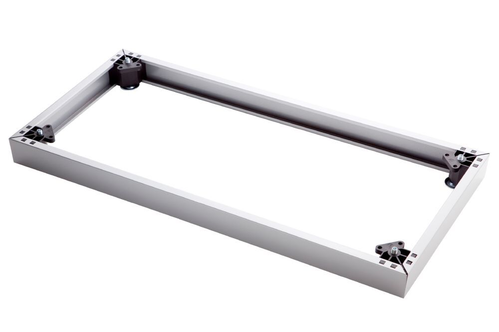 Produktbild Hammerbacher Stahlsockel 100cm Alugrau