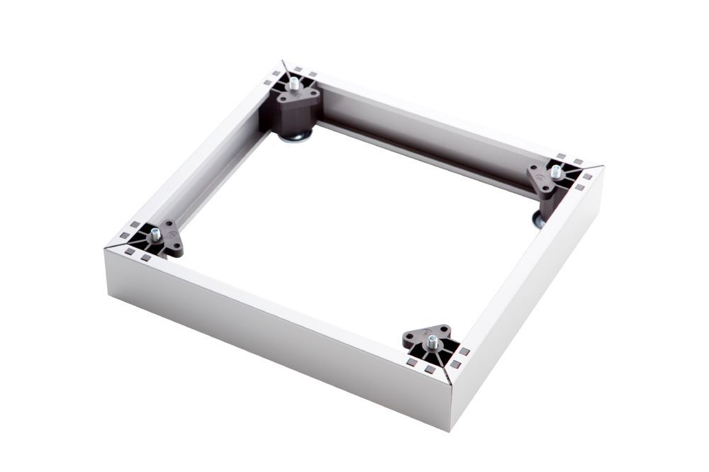 Produktbild Hammerbacher Stahlsockel 40cm Alugrau