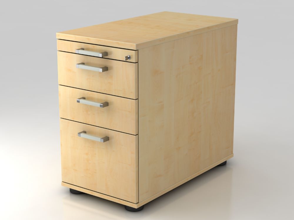 Hammerbacher Standcontainer 42,8 x 80 cm mit Hängeregister CE Ahorn Produktbild Hammerbacher Standcontainer 42,8 x 80 cm mit Hängeregister CE Ahorn