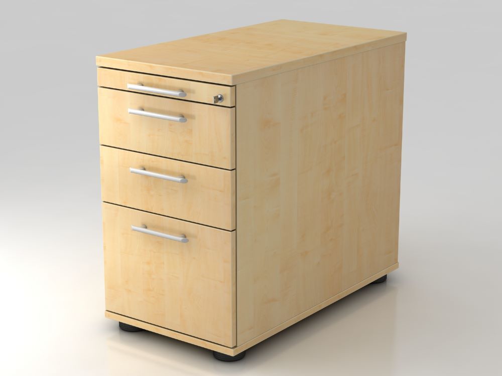 Hammerbacher Standcontainer 42,8 x 80 cm mit 2 Schubladen RE Ahorn Produktbild Hammerbacher Standcontainer 42,8 x 80 cm mit 2 Schubladen RE Ahorn