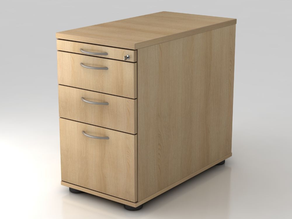 Hammerbacher Standcontainer mit Zentralverriegelung 42,8 x 80 cm 2 Schubla BM Eiche Produktbild Hammerbacher Standcontainer mit Zentralverriegelung 42,8 x 80 cm 2 Schubla BM Eiche