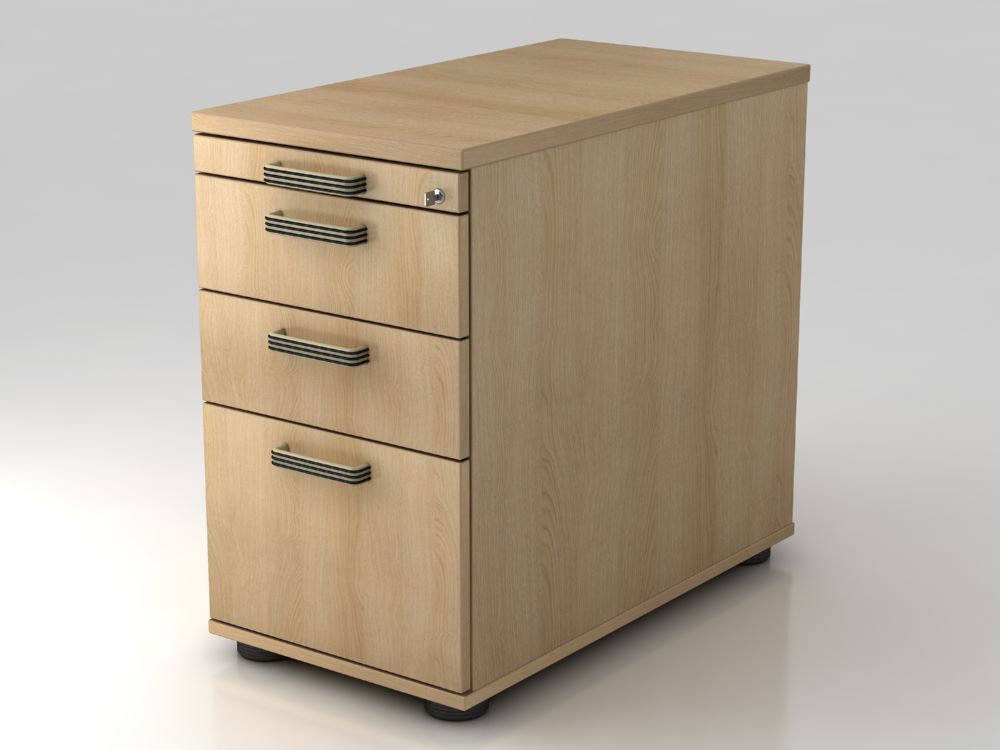 Hammerbacher Standcontainer mit Hängekorb für Mappen 42,8 x 80 cm SG Eiche Produktbild Hammerbacher Standcontainer mit Hängekorb für Mappen 42,8 x 80 cm SG Eiche