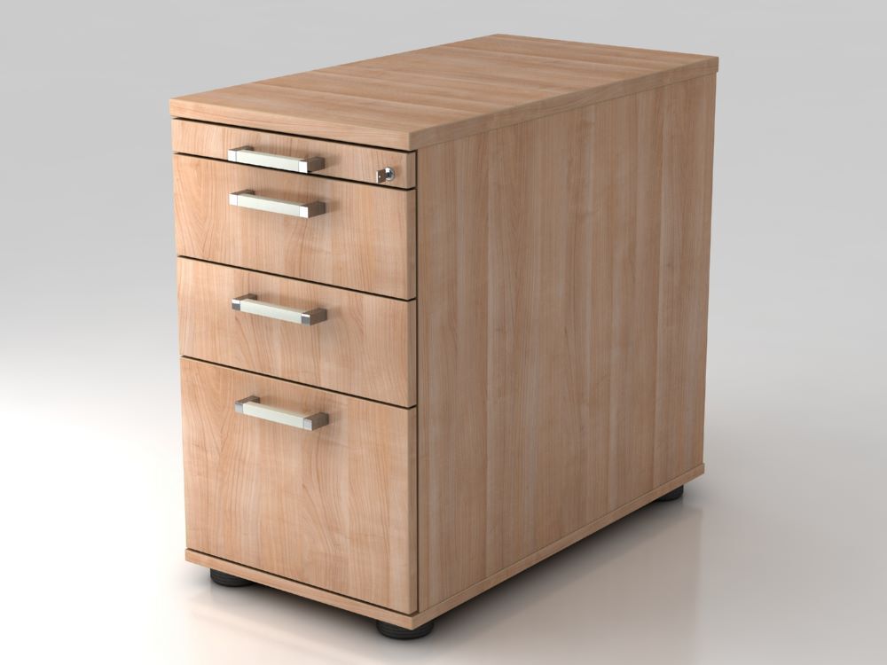 Hammerbacher Standcontainer 42,8 x 80 cm 1 Register mit Vollauszug CE Nussbaum Produktbild Hammerbacher Standcontainer 42,8 x 80 cm 1 Register mit Vollauszug CE Nussbaum