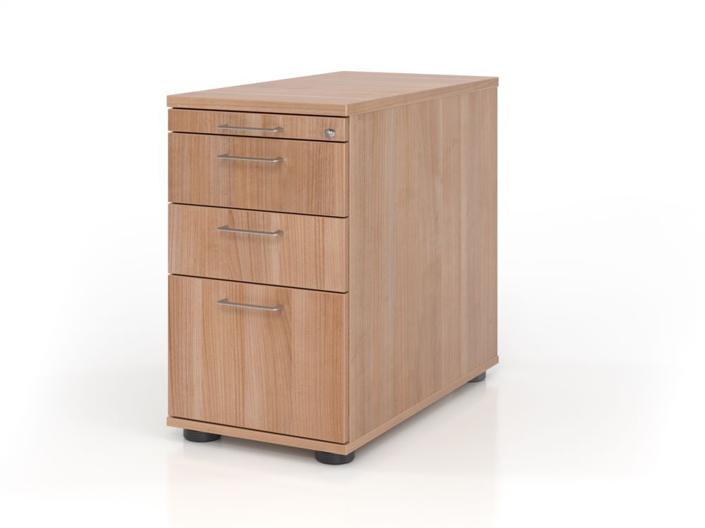 Hammerbacher Standcontainer mit Metallgriff 42,8 x 80 cm BS Nussbaum Produktbild Hammerbacher Standcontainer mit Metallgriff 42,8 x 80 cm BS Nussbaum