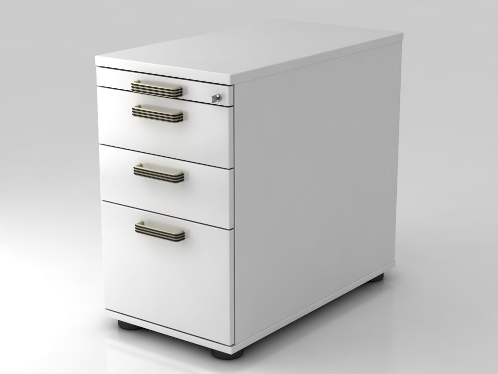 Hammerbacher Standcontainer 42,8 x 80 cm Weiß 2 Schubladen SG Produktbild Hammerbacher Standcontainer 42,8 x 80 cm Weiß 2 Schubladen SG