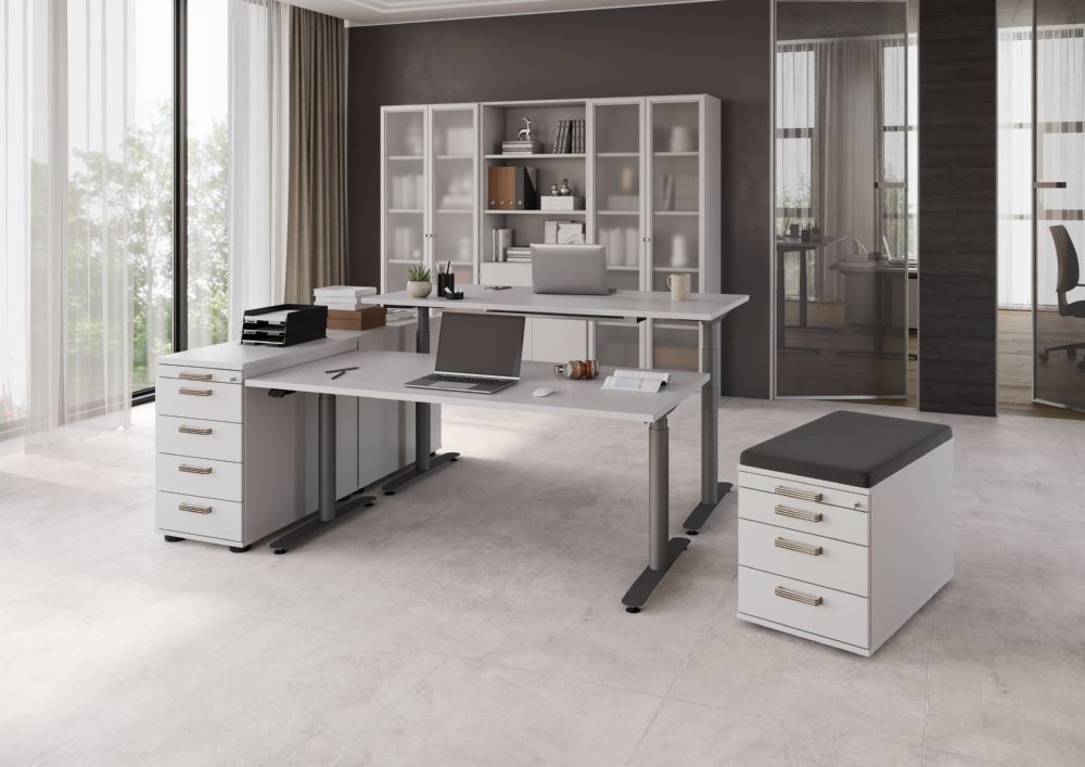 Produktbild Standcontainer 80cm,4Schub,Schloss BS Graphit bild 2