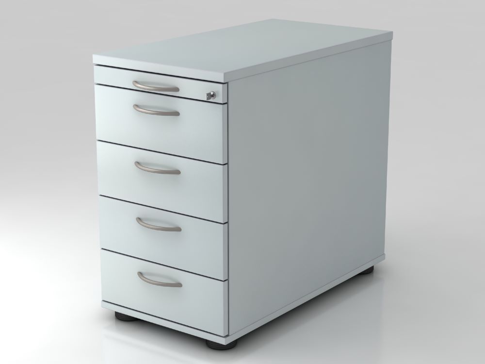 Hammerbacher Standcontainer 42,8 x 80 cm 4 Schubaden Schloss BM Grau Hammerbacher Standcontainer 42,8 x 80 cm 4 Schubaden Schloss BM Grau