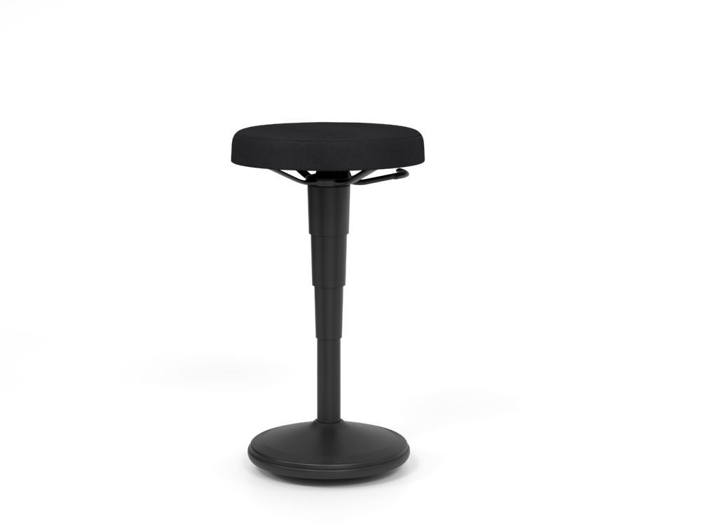 Produktbild Hammerbacher Steh Hocker 55-81cm schwarz