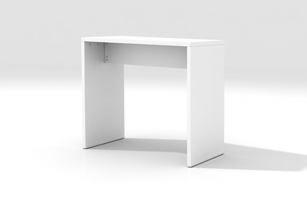 Hammerbacher Stehtisch 120 x 65 x 108 cm Weiß Produktbild Hammerbacher Stehtisch 120 x 65 x 108 cm Weiß