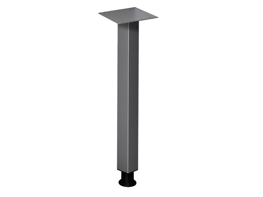 Produktbild Hammerbacher Stützfuß quadratisch Q Graphit