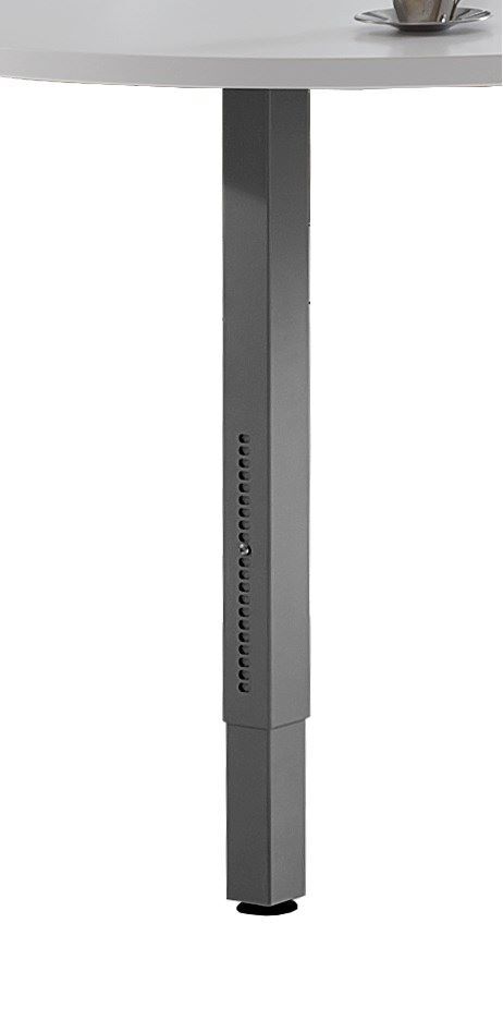 Hammerbacher Stützfuß quadratisch R Graphit Höhe einstellbar von 65 - 85 cm Produktbild Hammerbacher Stützfuß quadratisch R Graphit Höhe einstellbar von 65 - 85 cm