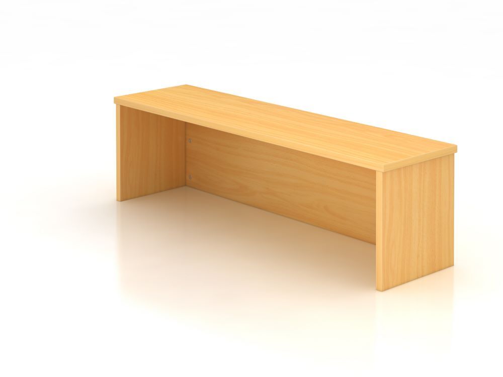 Hammerbacher Thekenaufsatz Breite 120 cm 1OH Buche für Schreibtisch 120 x 80 cm Produktbild Hammerbacher Thekenaufsatz Breite 120 cm 1OH Buche für Schreibtisch 120 x 80 cm