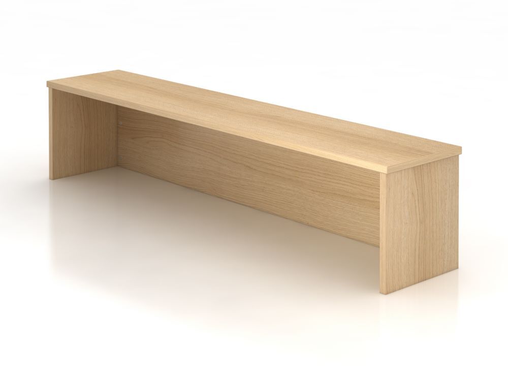 Hammerbacher Thekenaufsatz 160 x 32 x 35 cm 1OH Eicheplatte 25 mm Produktbild Hammerbacher Thekenaufsatz 160 x 32 x 35 cm 1OH Eicheplatte 25 mm