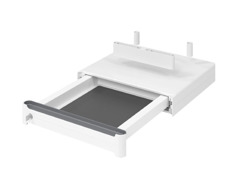 Hammerbacher Unterbauschublade weiß mit Soft Stop Produktbild Hammerbacher Unterbauschublade weiß mit Soft Stop